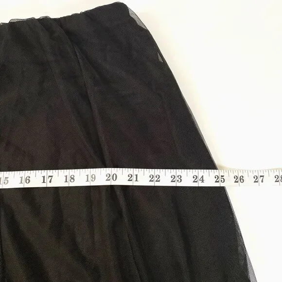 Style and Co Tulle Embroidered Layered Skirt Plus Sz 2X Multicolor Lined Flaws - Picture 13 of 14